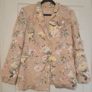 LOFT Floral Jacket